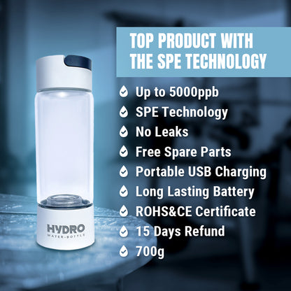 PrimeH2O Hydrogen Water Bottle